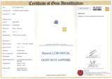 1.41 ct Ceylon Light Blue Sapphire Fancy Cut Natural Heated gems