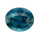 1.55 ct Greenish Blue Oval Madagascar Sapphire Heated Gem