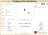 1.72 ct Ceylon Blue Sapphire Fancy Cut Natural Heated Gems