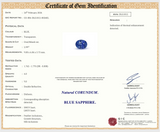 2.99 ct Blue Sapphire Oval Natural Heated Gemstones