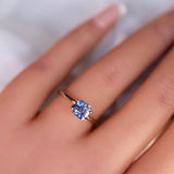 2.06 ct Blue Yellow Bi-Colour Square Sapphire Unheated Gem