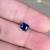 1.53 ct Deep Blue Sapphire Cushion Shape Natural Unheated