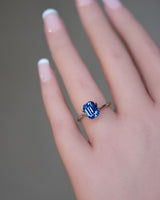 3.36 ct Blue Sapphire Emerald Cut Natural Unheated GIA Certified Gems