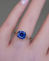 3.27 ct Royal Blue Octagon Sapphire Heated Sri Lanka GIA Certified
