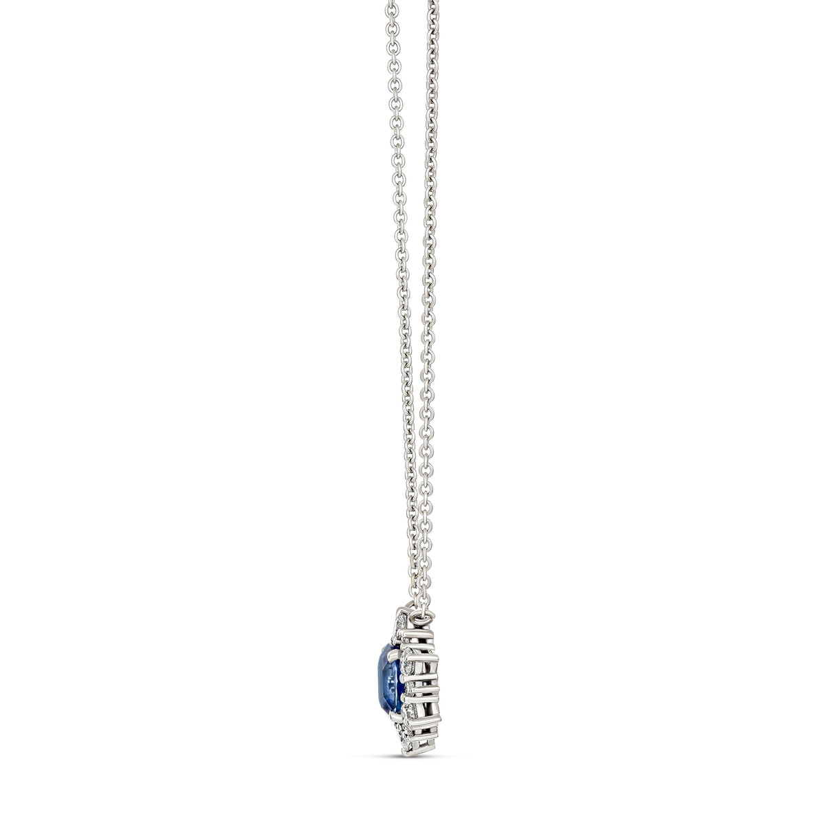 Sapphire and Diamond custom jewellery