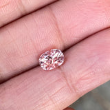 1.37 ct Ceylon Padparadscha Sapphire Oval Cut Natural Unheated