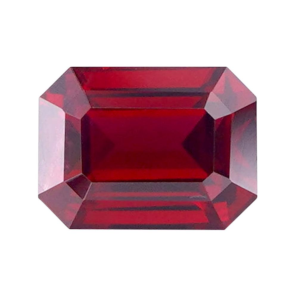 1.01 ct Red Ruby GIA Certified Heated Emerald Cut Gem