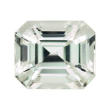 1.58 ct Colourless Emerald Cut Ceylon Sapphire Unheated Gemstone