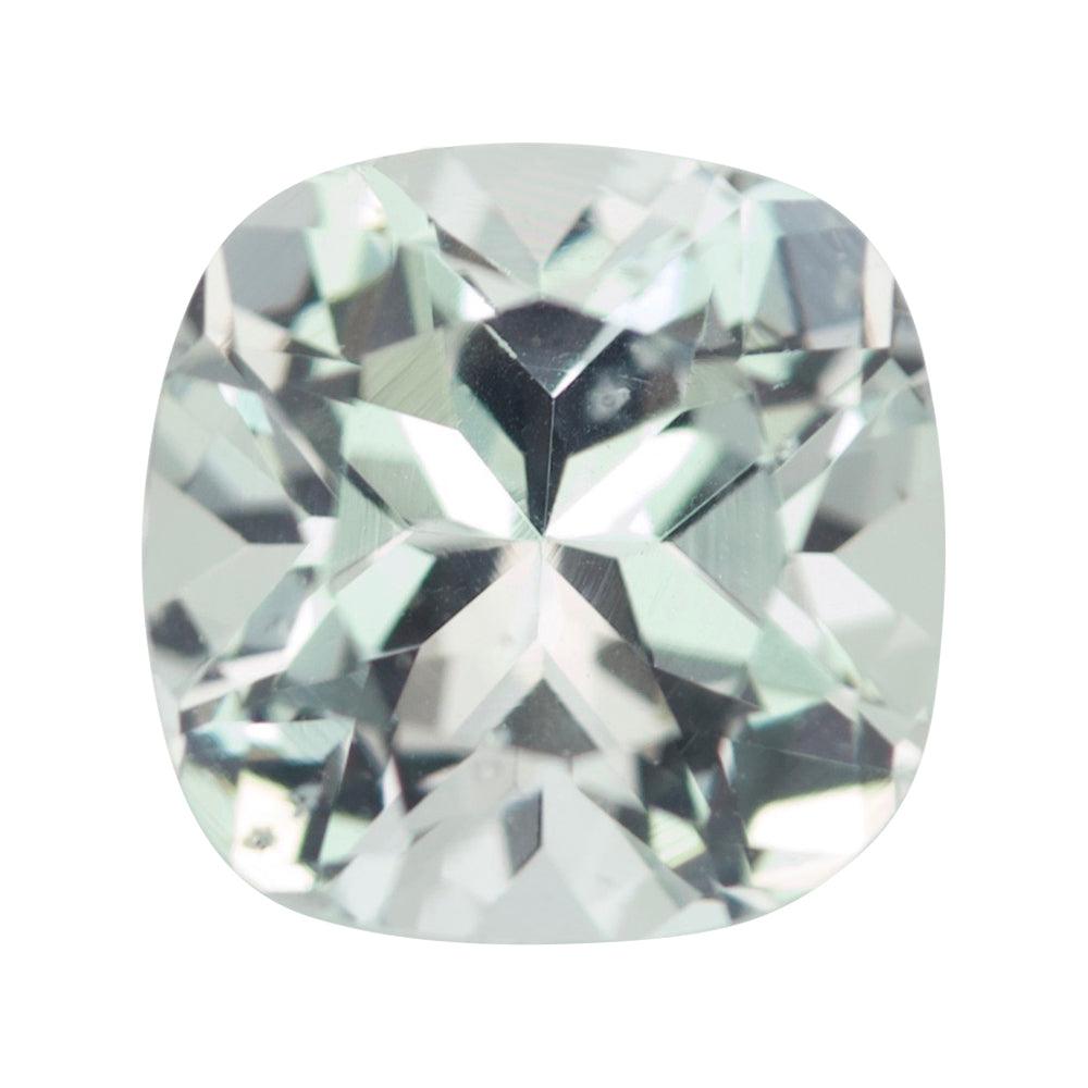 1.45 ct Colourless Square cut Ceylon Sapphire Unheated Gem