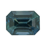 1.16 ct heated Teal Emerald Cut Madagascar Sapphire Gem