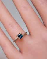 Square Cushion cut sapphire gem from Madagascar