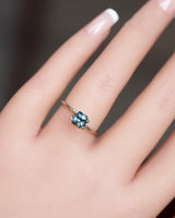 Green Emerald Cut Sapphire Unheated Gemstone