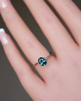 Bluish Green Sapphire gemstone from Madagascar