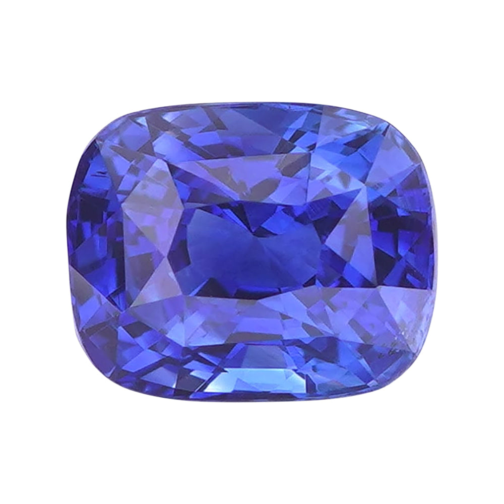 2.04 ct Intense Cornflower Blue Sapphire GIA Certified Unheated Cushion Cut Gemstone