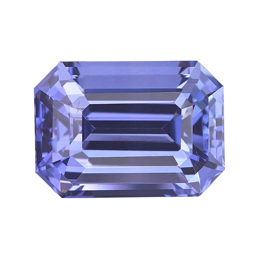 4.13 ct Midnight Navy Sapphire GIA Certified Unheated Emerald Cut Gem