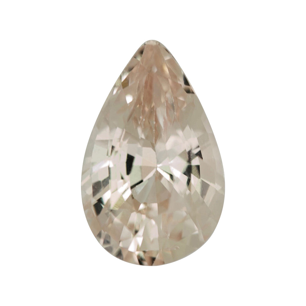 1.60 ct Pinkish Yellow Pear Madagascar Sapphire Heated Gemstone