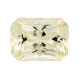 1.36 ct Unheated Rectangular cut yellow Sapphire Gem