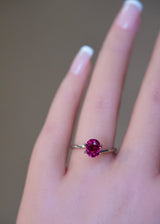 2.06 ct Purplish Pink Sapphire GIA Certified Heated