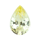 3.19 ct Yellow Sapphire Pair Pear Natural Unheated Ceylon