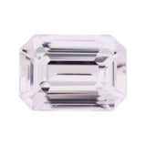 Light Pink Emerald Cut Ceylon Sapphire Unheated Gem