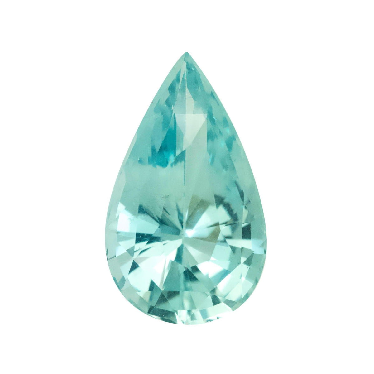 4.56 ct Aquamarine Pear Shape Natural Unheated Certified