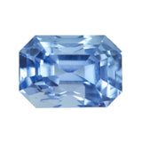 2.01 ct Blue Sapphire Emerald Cut Natural Unheated Gemstones