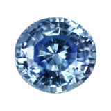 3.62 ct Vivid Sky Blue Sapphire Ovalish Natural Unheated Gems