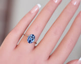 4.02 ct Blue Sapphire Oval GIA Unheated Gemstone Ceylon