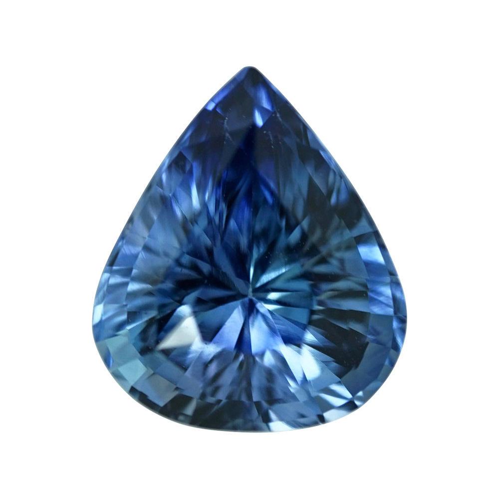 1.12 ct Blue Sapphire Pear Shap Natural Unheated Gems