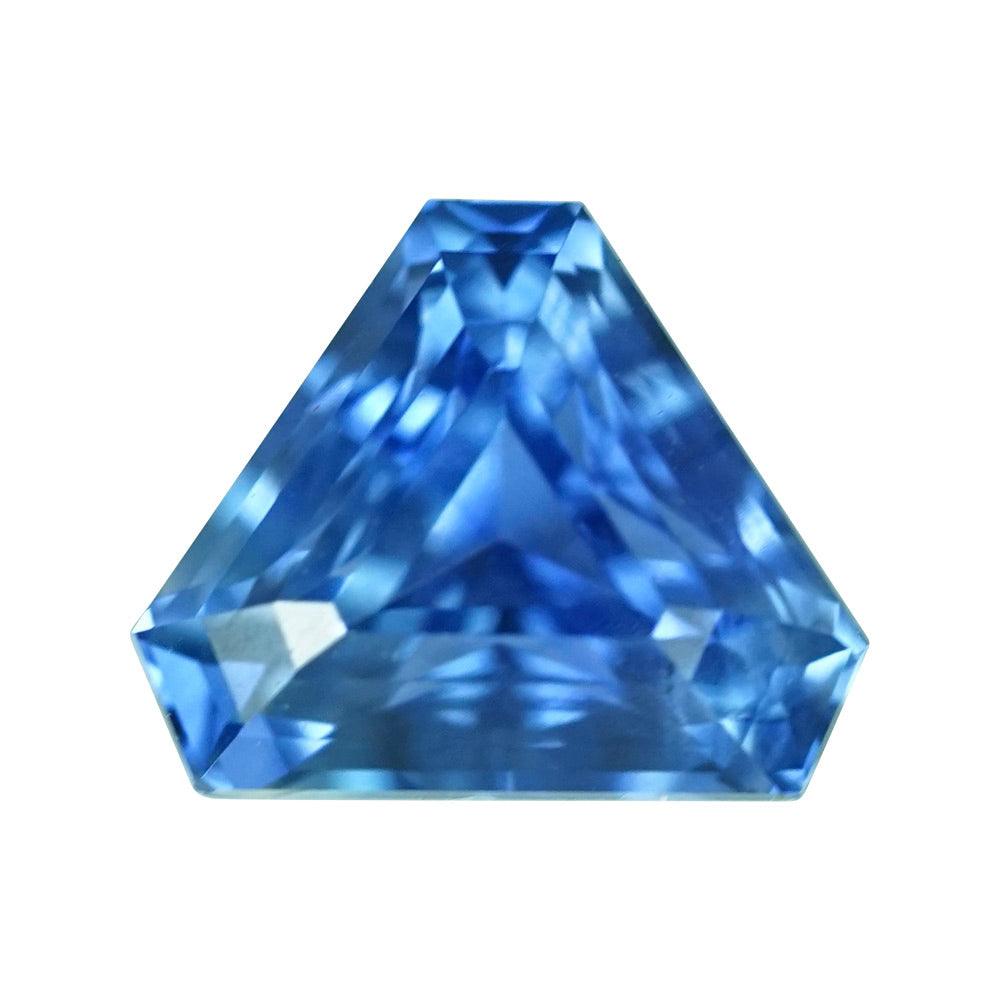 1.25 ct Ceylon Blue Sapphire Triangular Shield Cut Unheated
