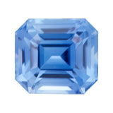 Blue Emerald Cut Ceylon Sapphire Unheated Gem
