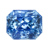3.15 ct Cornflower Blue Sapphire Radiant Cut Natural Heated