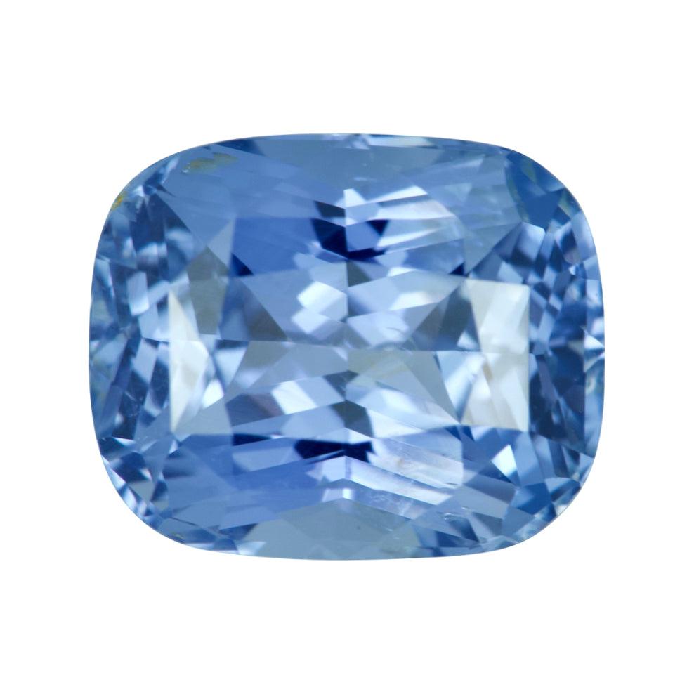 3.06 ct Cornflower Blue Sapphire Cushion Natural Unheated GIA Certified