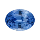 Blue Oval Cut Natural Sapphire GIA Unheated Gem