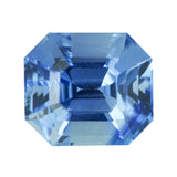 2.13 ct Cornflower Blue Sapphire Emerald Cut Natural Unheated