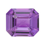 emerald shape purple sapphire 1ct