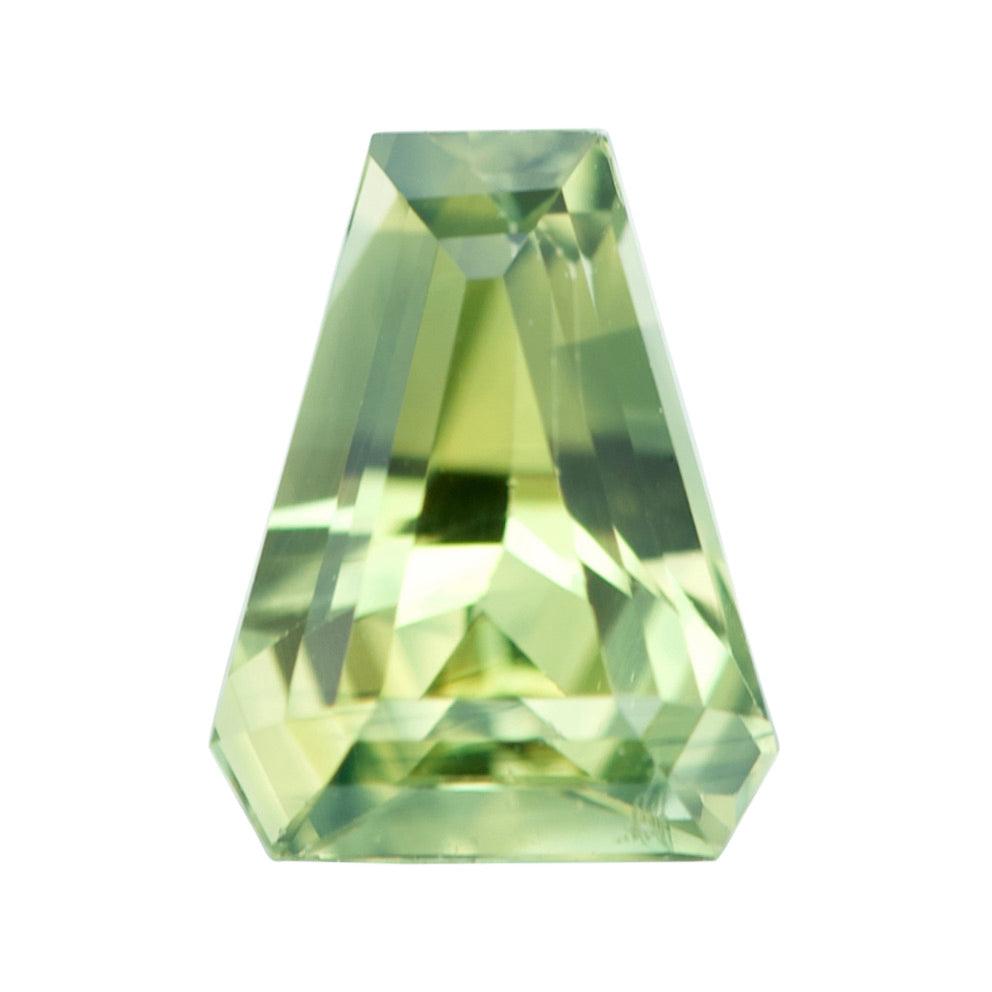 1.50 ct Yellowish Green Fancy Sapphire Unheated Gem