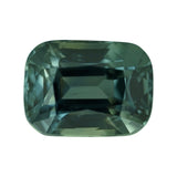3.03 ct Green Sapphire Cushion Shape Natural Unheated Gems