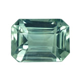 1.07 ct Green Sapphire Emerald Cut Natural Unheated