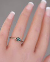 1.06 ct Green Triangular cut Sapphire Gemstone