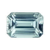 4.15 ct Ceylon Grey Sapphire Emerald Cut Natural Heated
