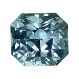 2.06 ct Bluish Grey Sapphire Radiant Cut Natural Heated