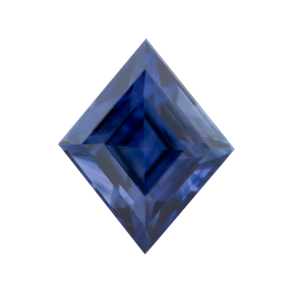 Violetish Blue Fancy Cut Ceylon Sapphire Unheated Gem
