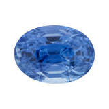 Blue Oval Ceylon Sapphire Unheated Gem