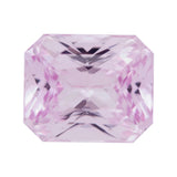 Violetish Pink Radiant Cut Ceylon Sapphire Unheated Gemstone