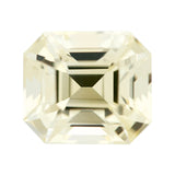 Yellow Emerald Cut Ceylon Sapphire Unheated Gem