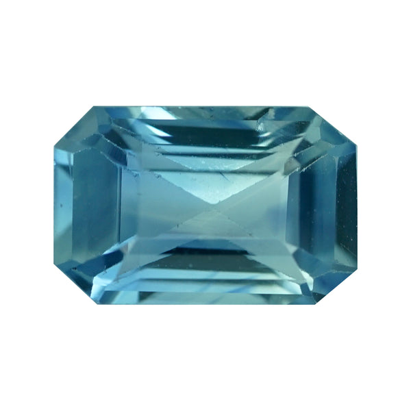 1.19 ct Mint Blue Sapphire Emerald Cut Natural Unheated