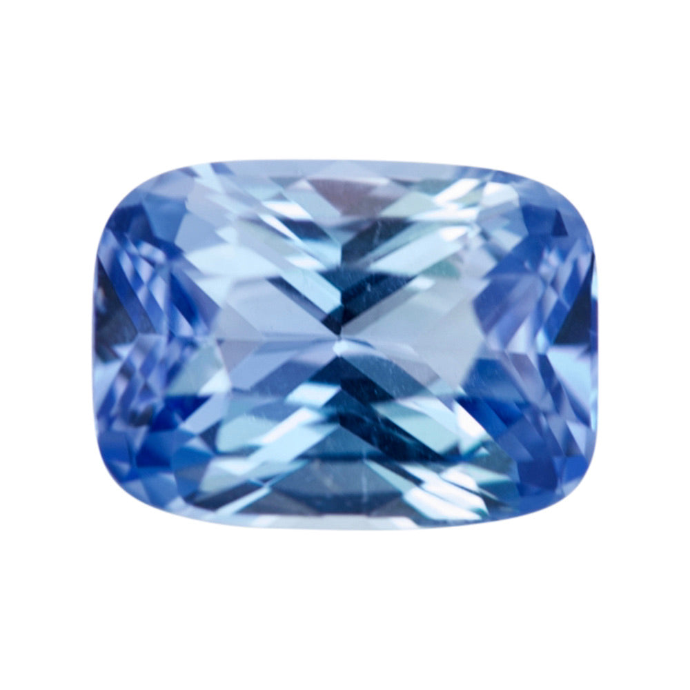 Loose unheated blue Ceylon cushion brilliant sapphire