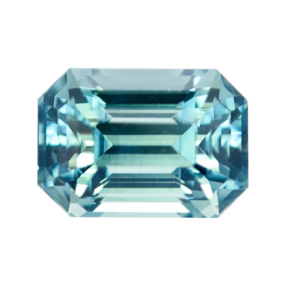 natural greenish blue sapphire loose stone 2.09ct