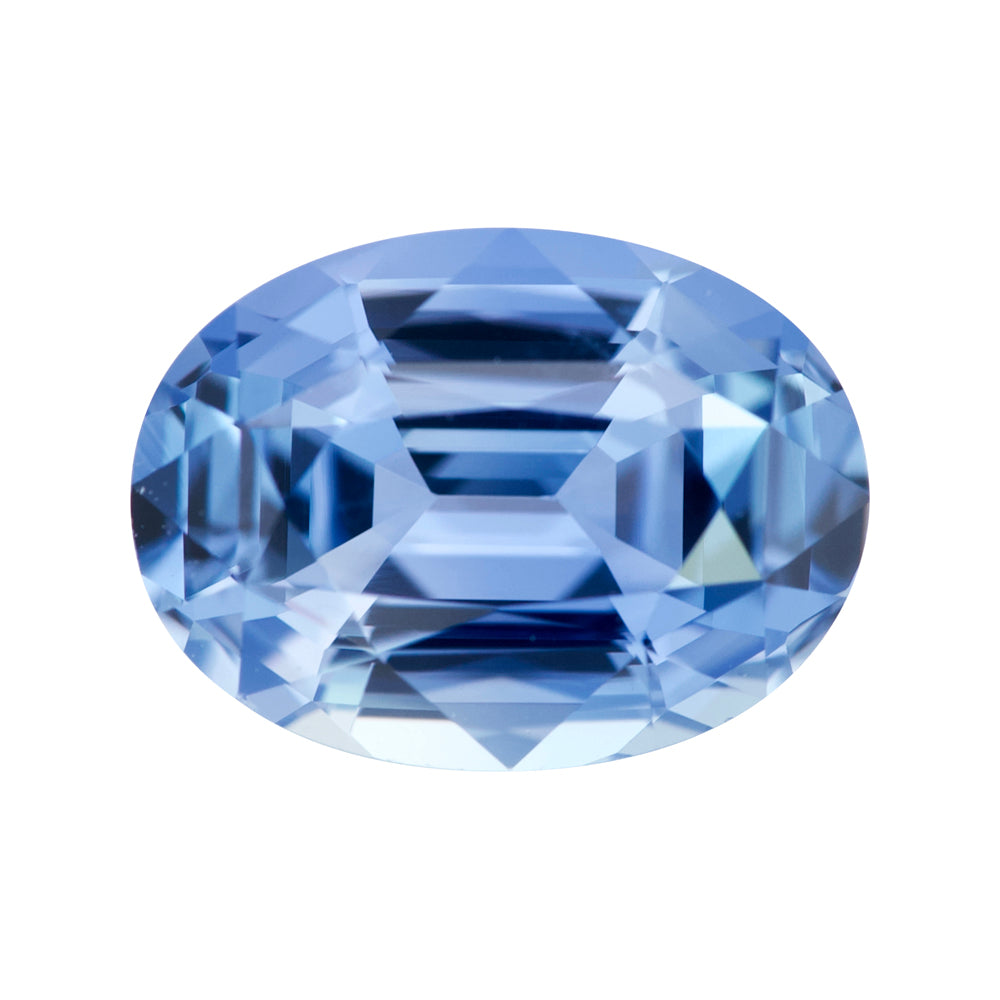 4.02 ct Blue Sapphire Oval GIA Unheated Gemstone Ceylon